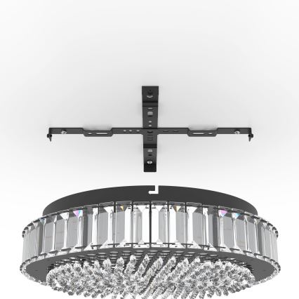 Eglo - Iluminação de teto LED com regulação LED/23,5W/230V 4000K preto