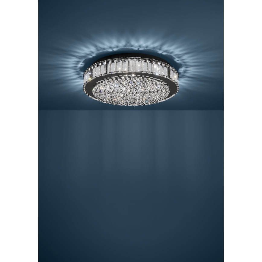 Eglo - Iluminação de teto LED com regulação LED/23,5W/230V 4000K preto