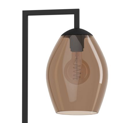 Eglo - Candeeiro de chão 1xE27/40W/230V castanho