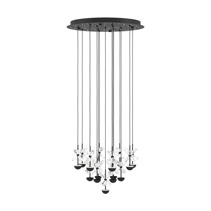 Eglo - Candeeiro suspenso LED com regulação LED/27W/230V 3000K preto