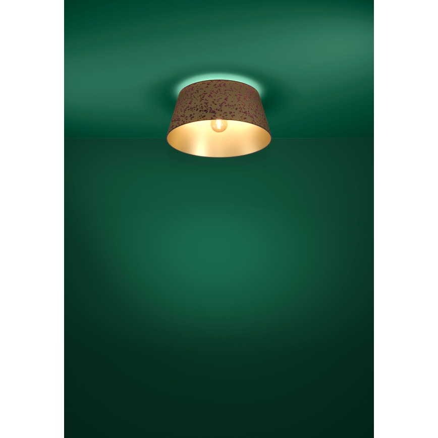 Eglo - Iluminação de teto 1xE27/25W/230V dourado/rosa