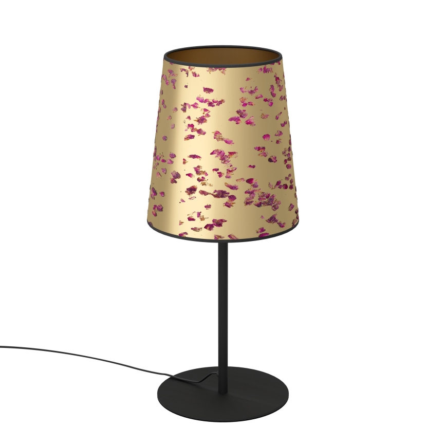 Eglo - Candeeiro de mesa 1xE27/25W/230V dourado/rosa