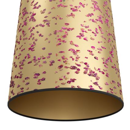 Eglo - Candeeiro de chão 1xE27/25W/230V dourado/rosa