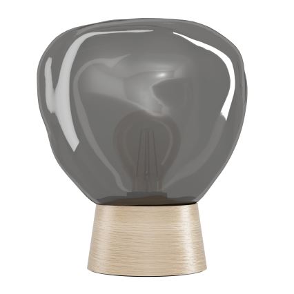 Eglo - Candeeiro de mesa 1xE27/40W/230V fumado