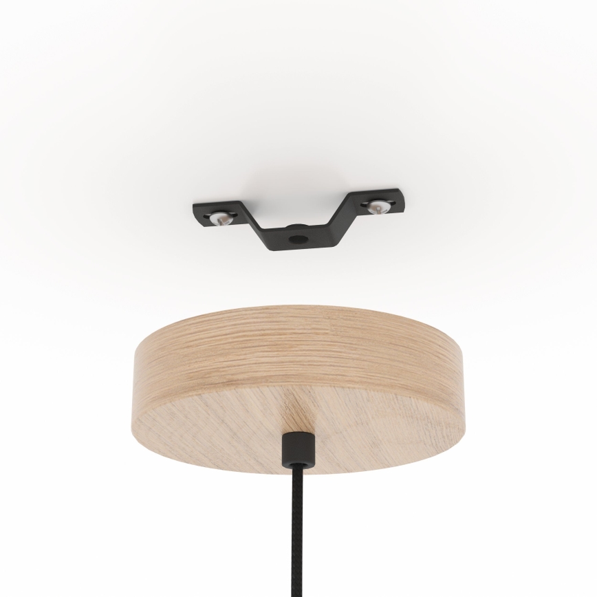 Eglo - Candeeiro suspenso 1xE27/25W/230V bege