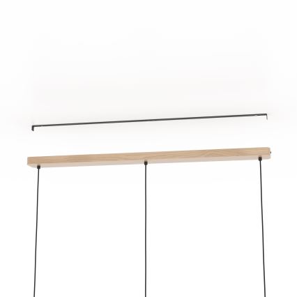 Eglo - Candeeiro suspenso 3xE27/25W/230V bege