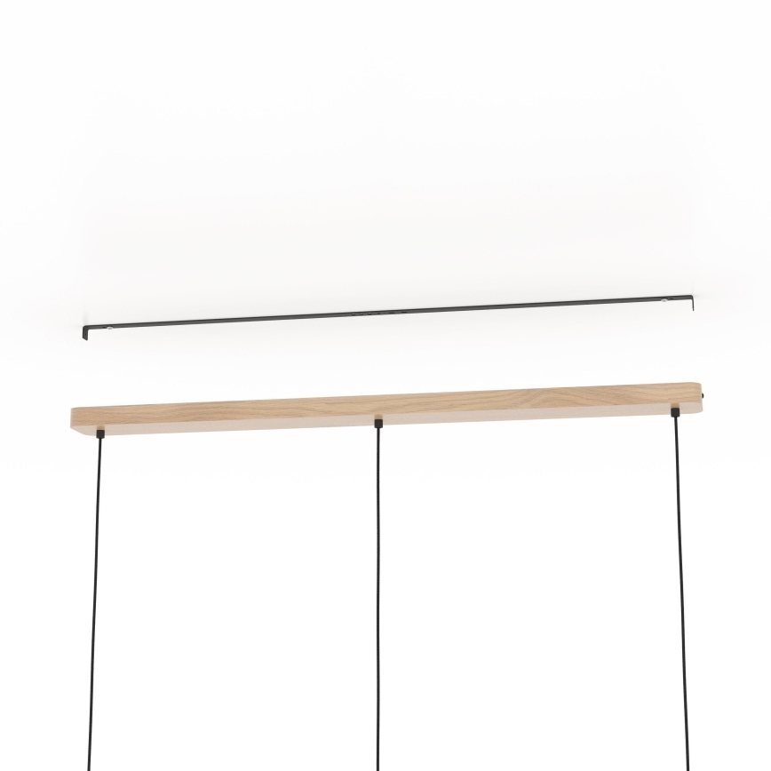 Eglo - Candeeiro suspenso 3xE27/25W/230V bege