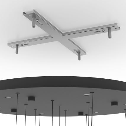 Eglo - Candeeiro suspenso LED com regulação 6xLED/4,2W/230V 3000K transparente