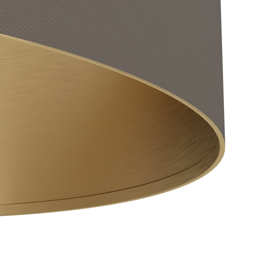 Eglo - Candeeiro de chão 1xE27/40W/230V castanho/dourado