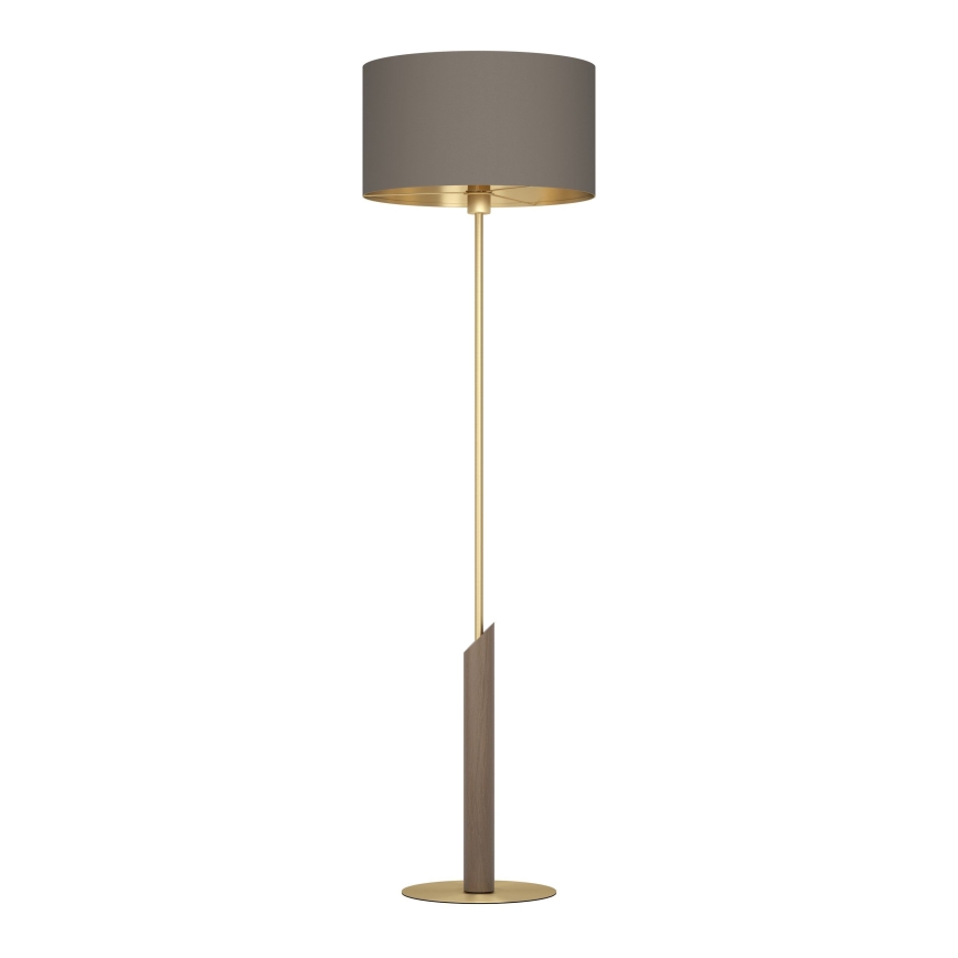 Eglo - Candeeiro de chão 1xE27/40W/230V castanho/dourado