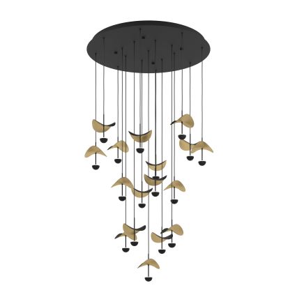 Eglo - Candeeiro suspenso LED com regulação 17xLED/2,3W/230V 3000K diâmetro 78 cm