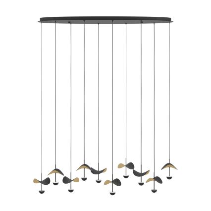 Eglo - Candeeiro suspenso LED com regulação 10xLED/2,3W/230V 3000K