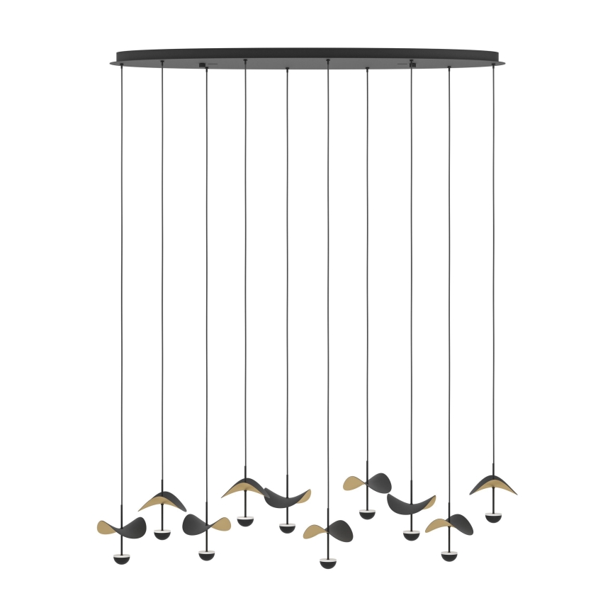 Eglo - Candeeiro suspenso LED com regulação 10xLED/2,3W/230V 3000K