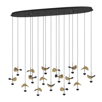 Eglo - Candeeiro suspenso LED com regulação 17xLED/2,3W/230V 3000K