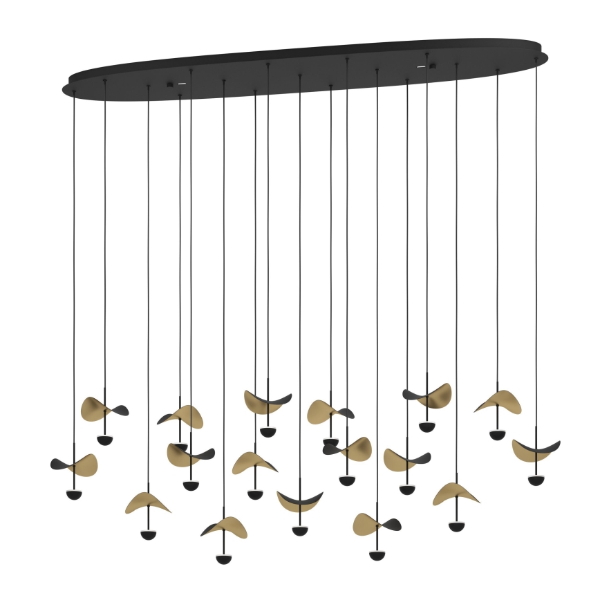 Eglo - Candeeiro suspenso LED com regulação 17xLED/2,3W/230V 3000K