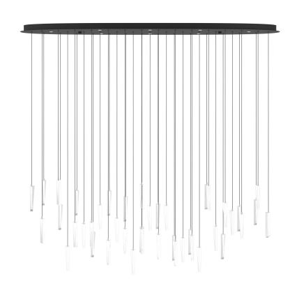 Eglo - Candeeiro suspenso LED com regulação 8xLED/4,2W/230V 3000K transparente