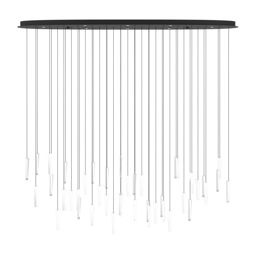 Eglo - Candeeiro suspenso LED com regulação 8xLED/4,2W/230V 3000K transparente