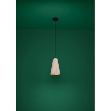 Eglo - Candeeiro suspenso 1xE27/40W/230V bege
