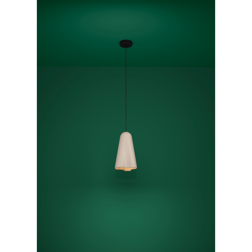 Eglo - Candeeiro suspenso 1xE27/40W/230V bege
