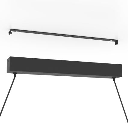 Eglo - Candeeiro suspenso LED com regulação LED/20W/230V 3000K preto