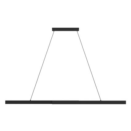Eglo - Candeeiro suspenso LED com regulação LED/20W/230V 3000K preto
