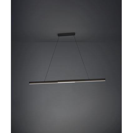 Eglo - Candeeiro suspenso LED com regulação LED/20W/230V 3000K preto