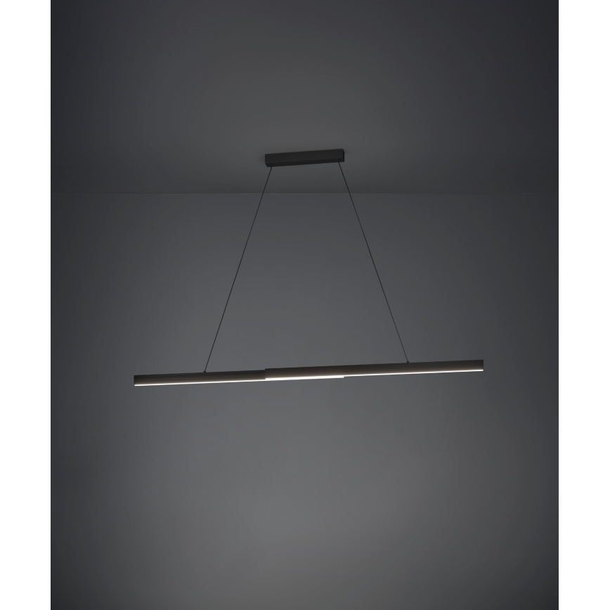 Eglo - Candeeiro suspenso LED com regulação LED/20W/230V 3000K preto