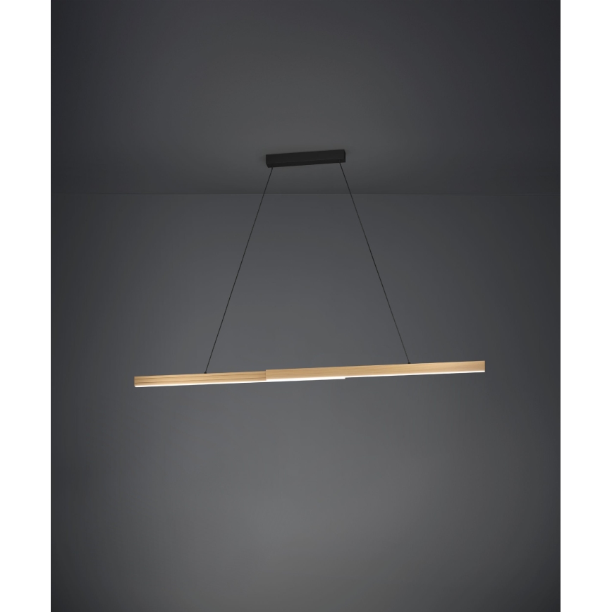 Eglo - Candeeiro suspenso LED com regulação LED/21W/230V 3000K castanho