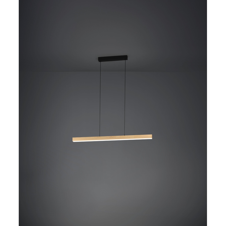 Eglo - Candeeiro suspenso LED com regulação LED/21W/230V 3000K castanho