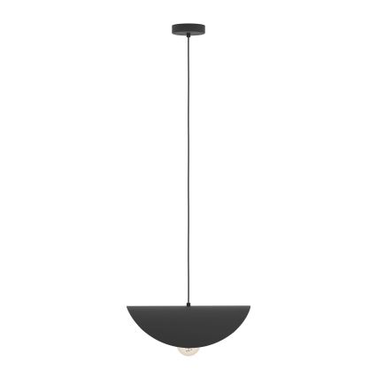 Eglo - Candeeiro suspenso 1xE27/40W/230V 41 cm preto/dourado