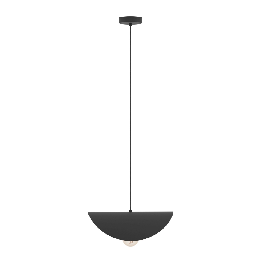 Eglo - Candeeiro suspenso 1xE27/40W/230V 41 cm preto/dourado