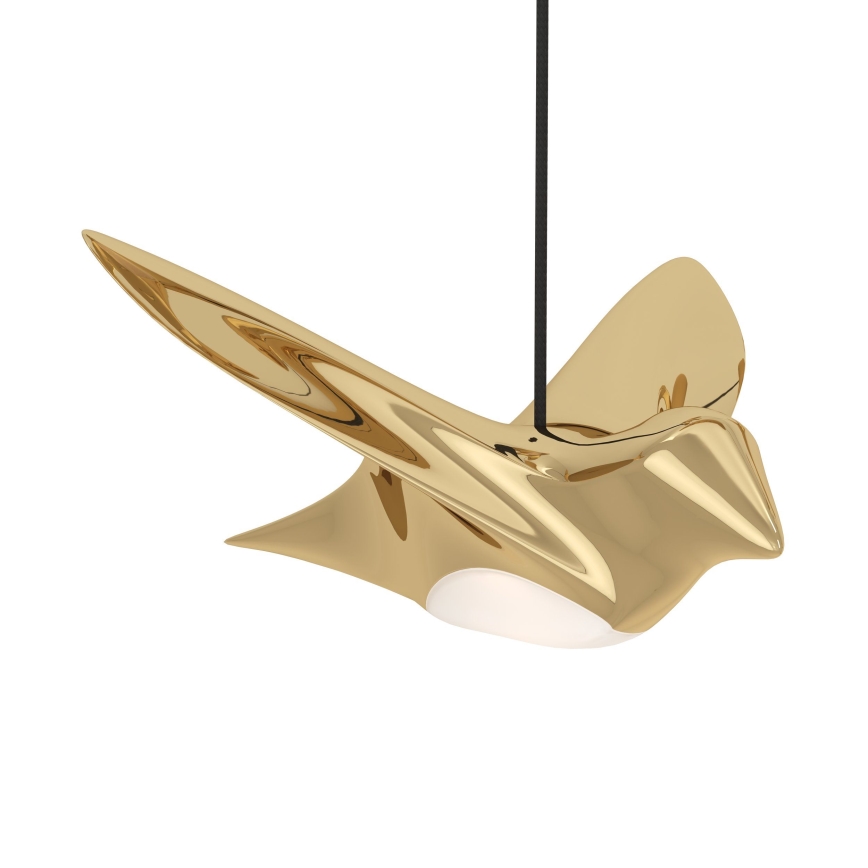 Eglo - Candeeiro suspenso LED com regulação 17xLED/3W/230V 3000K dourado