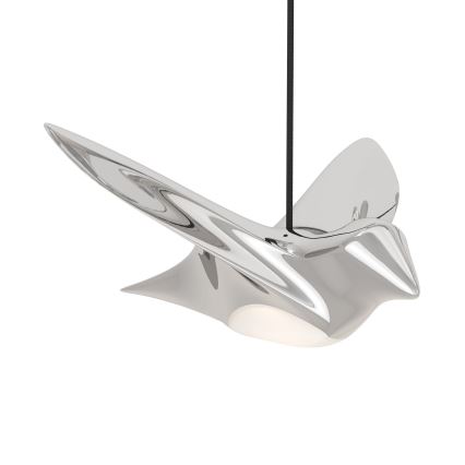 Eglo - Candeeiro suspenso LED com regulação 17xLED/3W/230V 3000K cromado brilhante