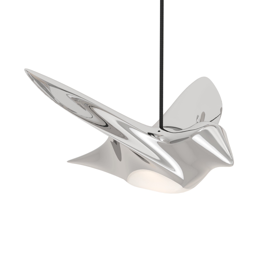 Eglo - Candeeiro suspenso LED com regulação 17xLED/3W/230V 3000K cromado brilhante