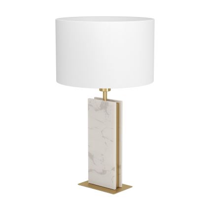 Eglo - Candeeiro de mesa 1xE27/40W/230V branco