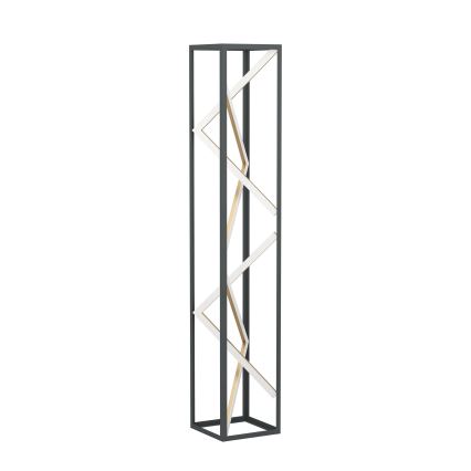 Eglo - Candeeiro de chão LED com regulação LED/23W/230V 2700-6500K preto/dourado + comando