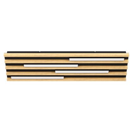 Eglo - Iluminação de teto LED com regulação 4xLED/9W/230V 3000K 22x78 cm castanho