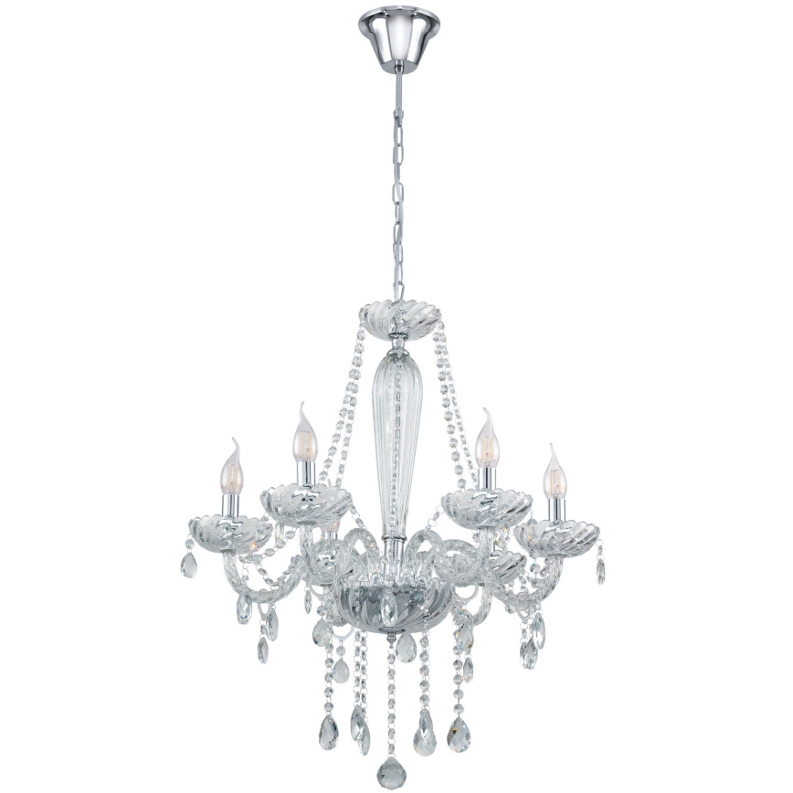 Eglo 39099 - Candelabro BASILANO 1 6xE14/40W/230V