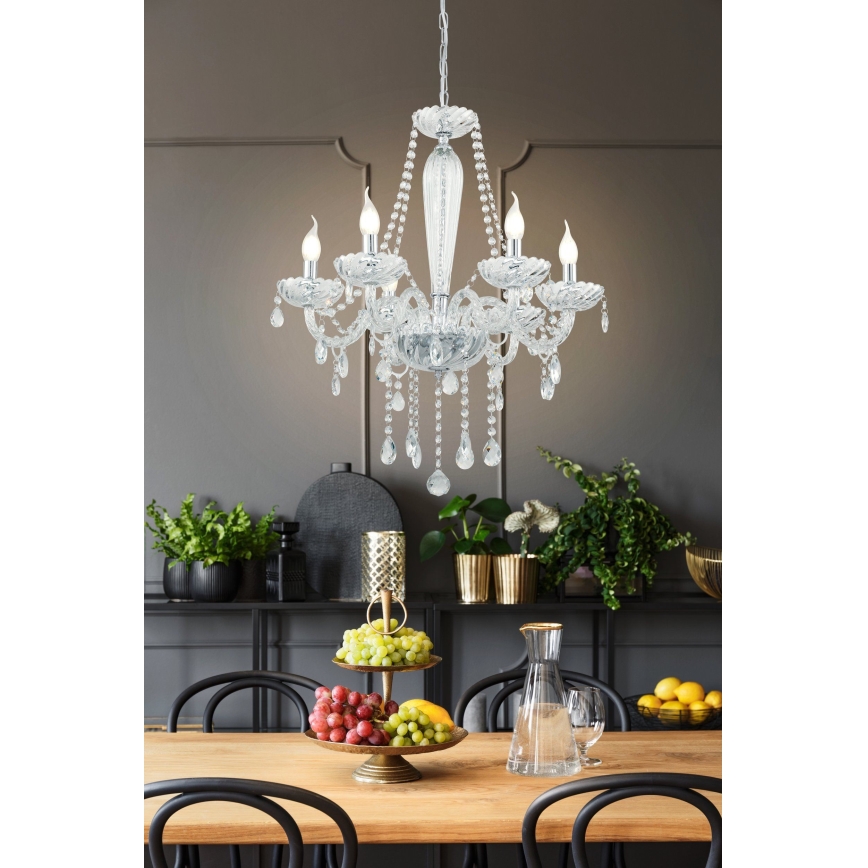 Eglo 39099 - Candelabro BASILANO 1 6xE14/40W/230V