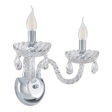 Eglo 39105 - Luz de parede BASILANO 1 2xE14/40W/230V