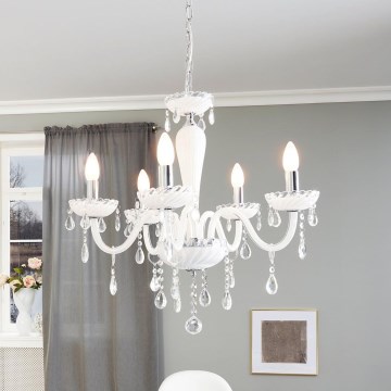 Eglo 39113- Candelabro CARPENTO 5xE14/40W/230V