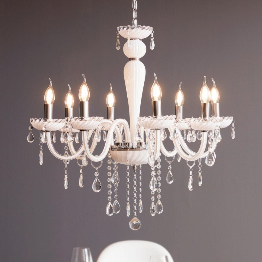 Eglo 39114 - Candelabro CARPENTO 8x14/40W/230V