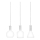 Eglo 39141 - Luz pendente PASCOA 3xE27/60W