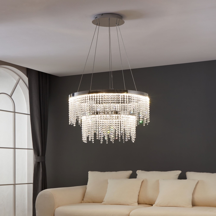 Eglo - Candeeiro suspenso LED com regulação LED/45W/230V