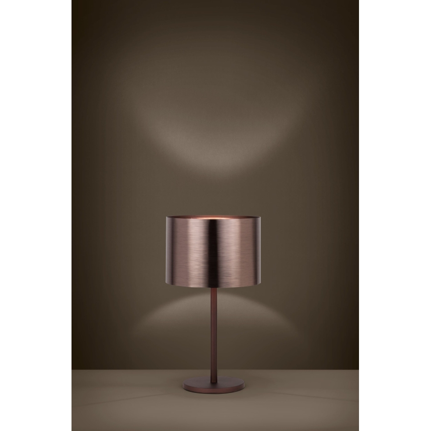 Eglo - Candeeiro de mesa 1xE27/60W/230V cobre