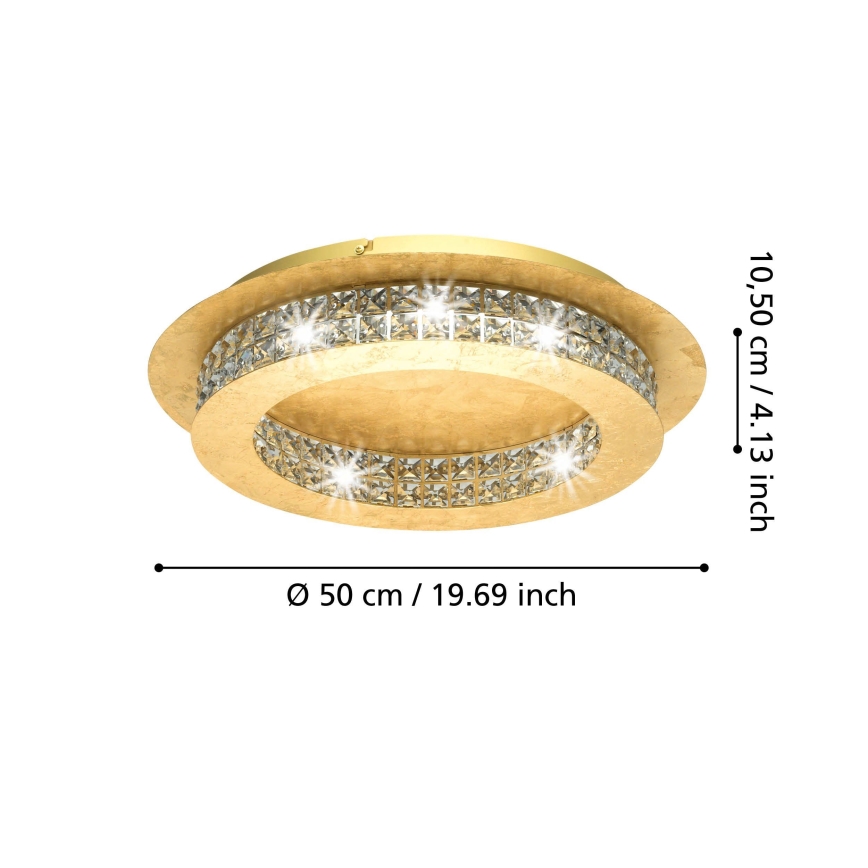Eglo - Iluminação de teto LED com regulação LED/31,5W/230V