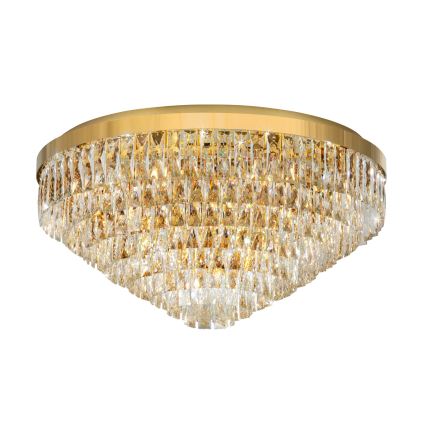 Eglo - Iluminação de teto 16xE14/40W/230V dourada