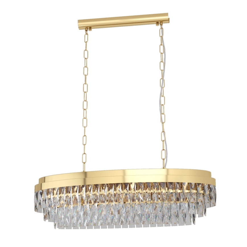 Eglo - Ccandelabro suspenso 10xE14/40W/230V dourado
