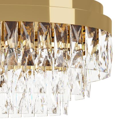 Eglo - Ccandelabro suspenso 10xE14/40W/230V dourado