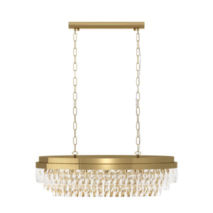 Eglo - Ccandelabro suspenso 10xE14/40W/230V dourado